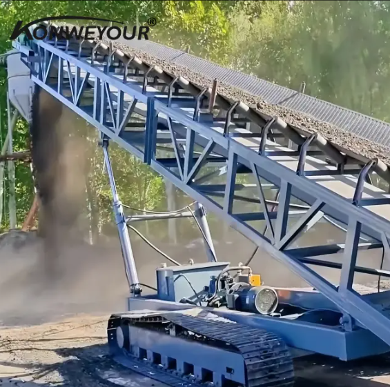 High-Incline Corrugated Sidewall Belt Conveyor